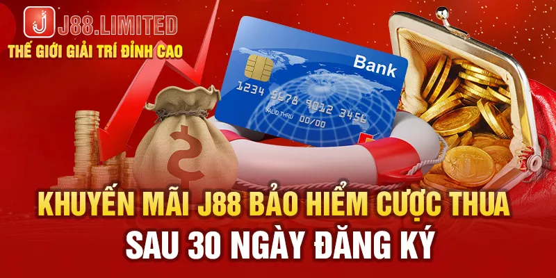 Khuyến mãi J88 bảo hiểm cược thua sau 30 ngày đăng ký